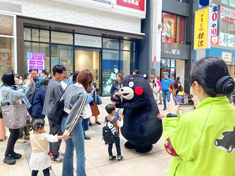 大人気のくまモン