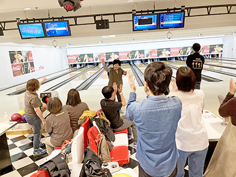 好プレーに拍手